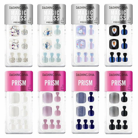 Dashing Diva S/S(Summer) Magic Press Premium Pedi Pick N Mix (NO LED lamp required) 