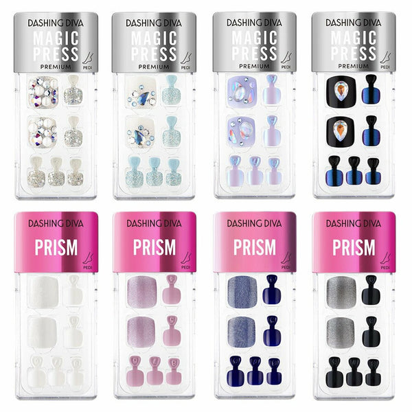 Dashing Diva S/S(Summer) Magic Press Premium Pedi Pick N Mix (NO LED lamp required) 1