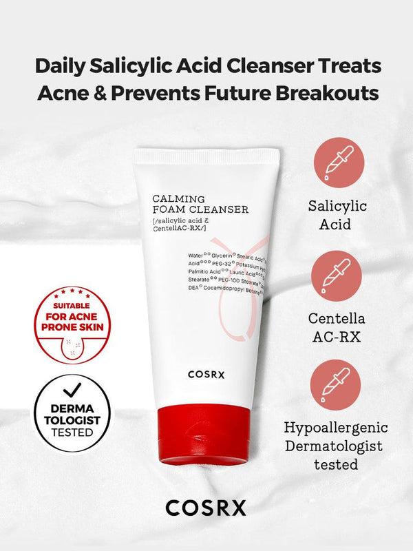 [Cosrx] AC Collection Calming Foam Cleanser 150ml 2