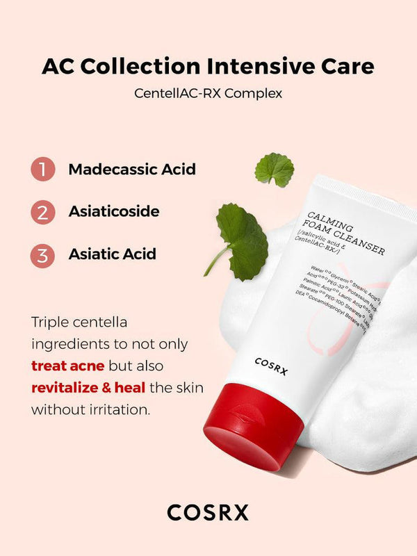 [Cosrx] AC Collection Calming Foam Cleanser 150ml 3