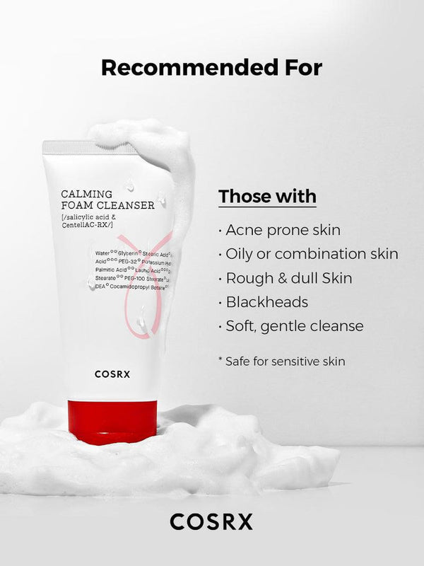 [Cosrx] AC Collection Calming Foam Cleanser 150ml 5