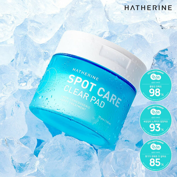 HATHERINE Spot Care Clear Pad 70 Pads (160mL) 2