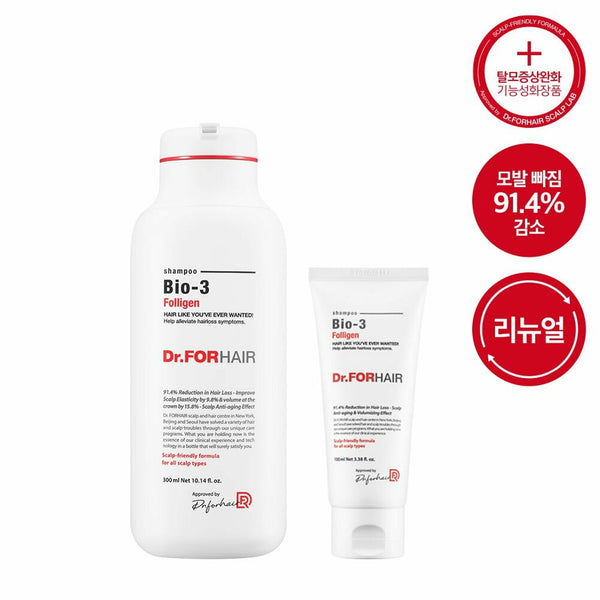 Dr.forhair Folligen Bio-3 Shampoo 300mL +100mL Special Set 1