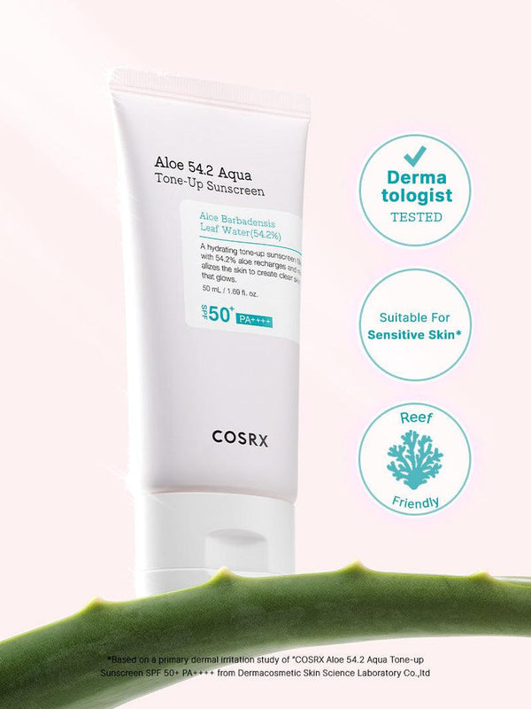 [Cosrx] Aloe 54.2 Aqua Tone-up Sunscreen 50ml 2