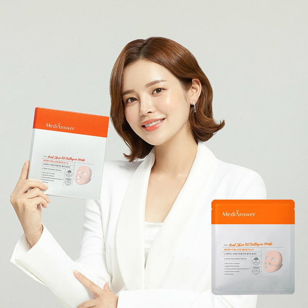 MediAnswer Real Skin Fit Collagen Mask Sheet 1ea 1