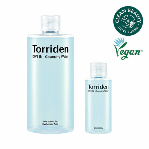 Torriden Dive-In Low Molecule Hyaluronic Acid Cleansing Water 400mL Special Set (+100mL) 