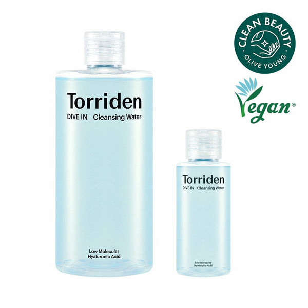 Torriden Dive-In Low Molecule Hyaluronic Acid Cleansing Water 400mL Special Set (+100mL) 1