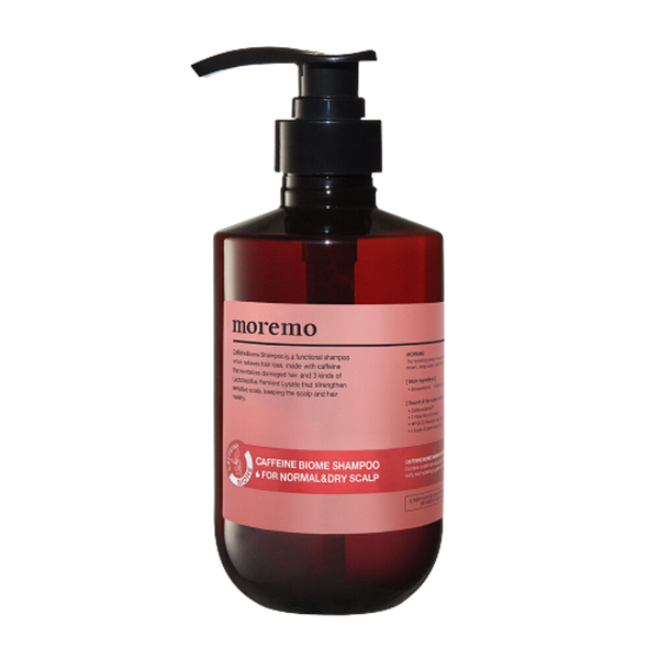 MOREMO Caffein Biome Shampoo For Normal & Dry Scalp 500mL (hair loss care) 2