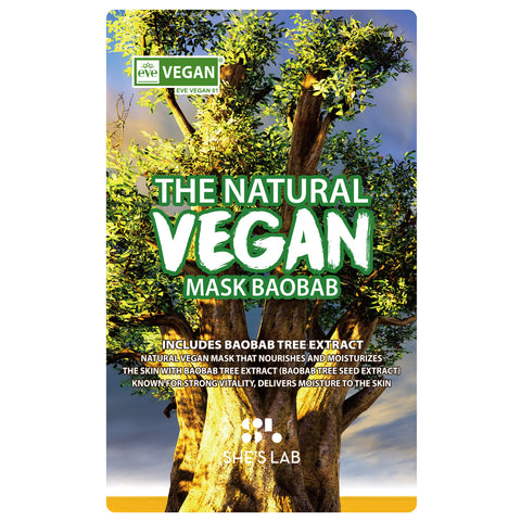 The Natural Vegan Baobab Mask Sheet 