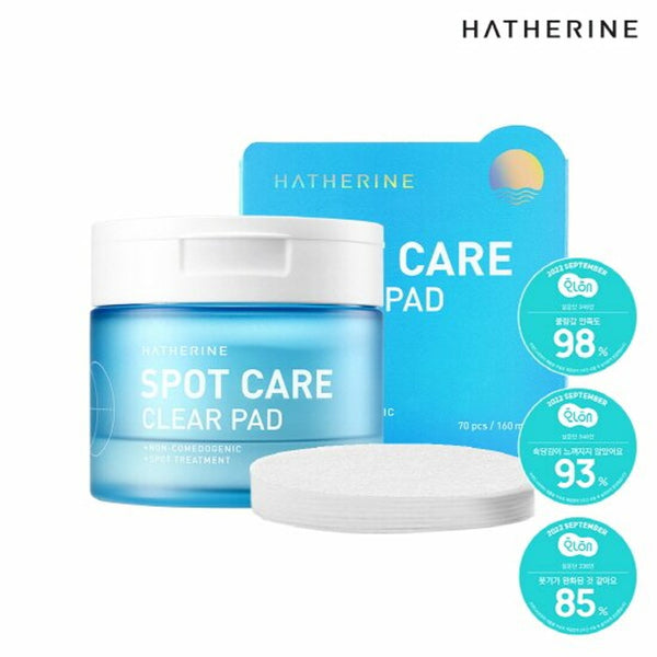 HATHERINE Spot Care Clear Pad 70 Pads (160mL) 3