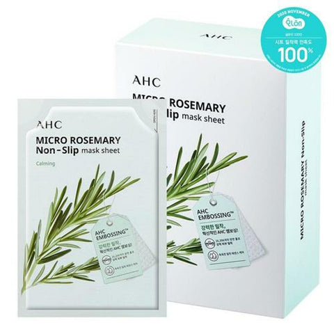 AHC Micro Rosemary Non-Slip Mask Sheet 10 Sheets 