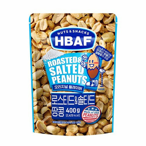 HBAF Roasted & Salted Peanuts 400g 