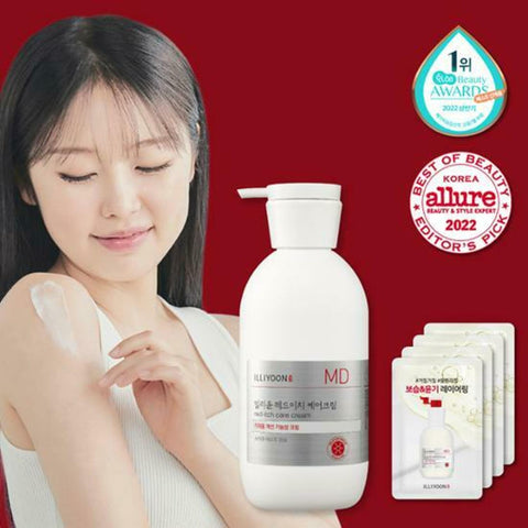 ILLIYOON MD Red-itchy Care Cream 330mL Special Set (Red-ichy Oil 20mL) 
