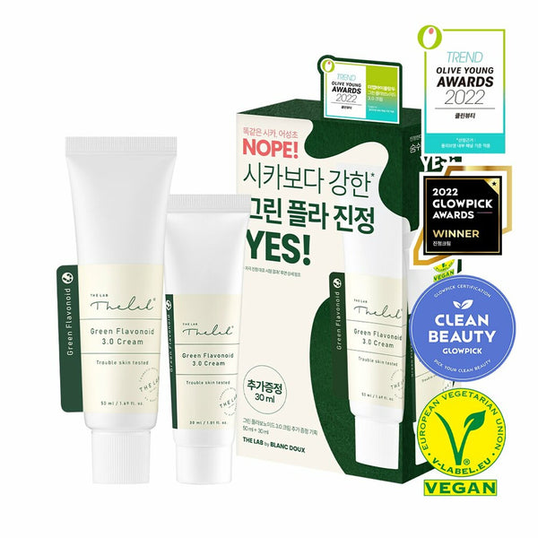 THE LAB by blanc doux Green Flavonoid 3.0 Cream 50mL+30mL Special Set 2
