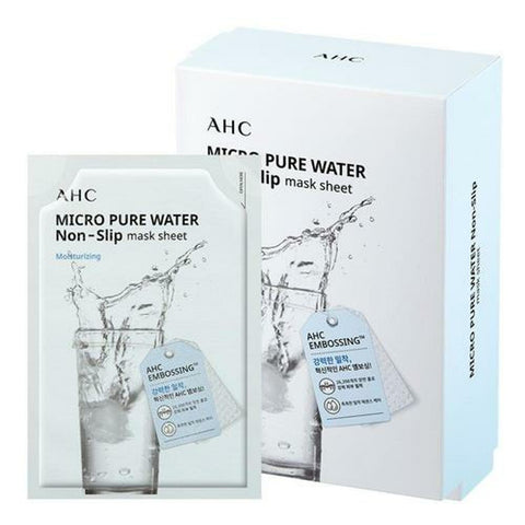 AHC Micro Pure Water Non-Slip Mask Sheet 10 Sheets 