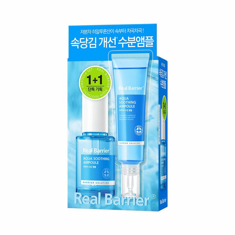 Real Barrier Aqua Soothing Ampoule 30mL 1+1 Special Set 