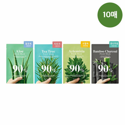 [Online only] BRING GREEN Tea Tree 90% Fresh Mask Sheet 10pcs 
