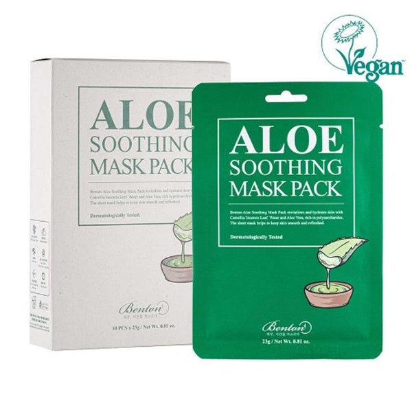 BENTON Aloe Soothing Mask Sheet Pack 10 Sheets 1