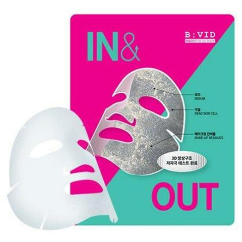 B:VID In & Out Facial Mask Sheet 1 Sheet 