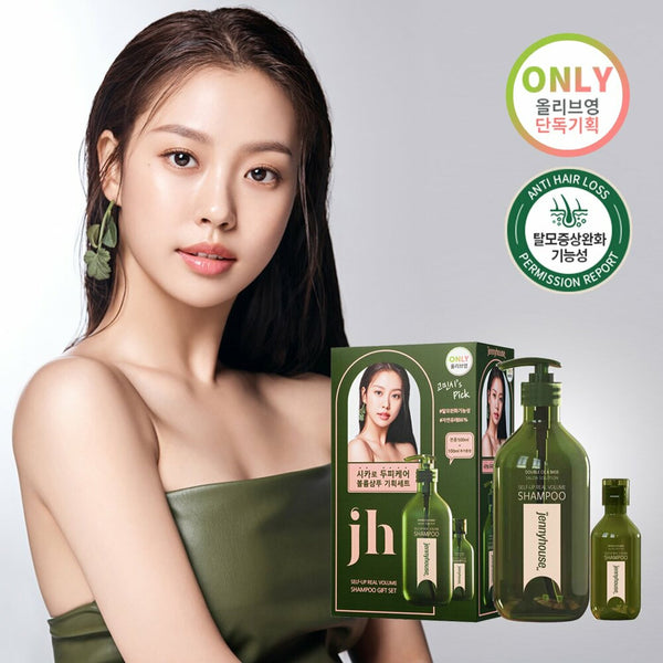 JENNYHOUSE Self Up Real Volume Shampoo Special Set 500mL+100mL (NEW) 1