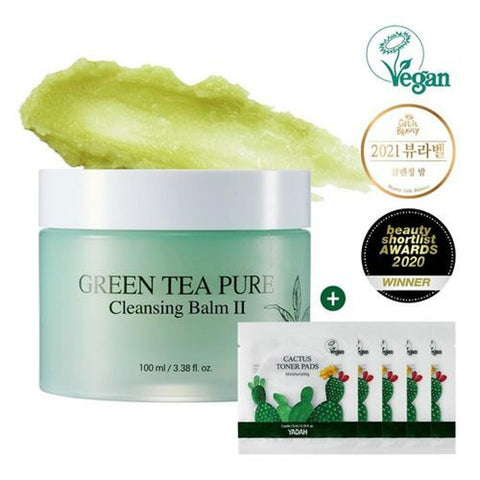 Yadah Green Tea Pure Cleansing Balm II 100ml Special Set 