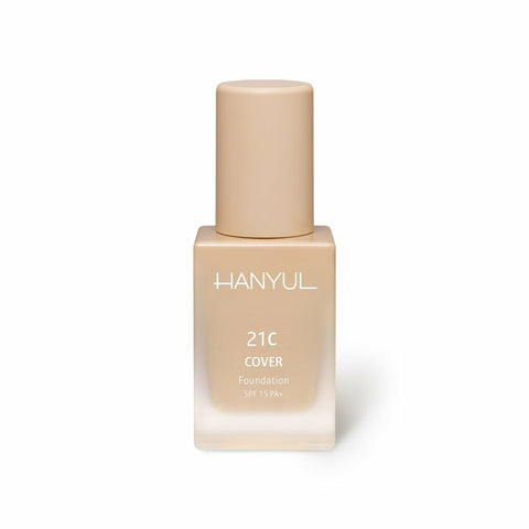 HANYUL Cover Foundation 30mL (Special Set with Sponge) 