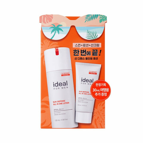 Ideal for Men Sun Defense All-in-One Lotion Limited Special Offer (+30mL Free Gift) 