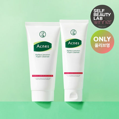 Acnes Perfect Solution Foam Cleanser 200mL+125mL Special Set 