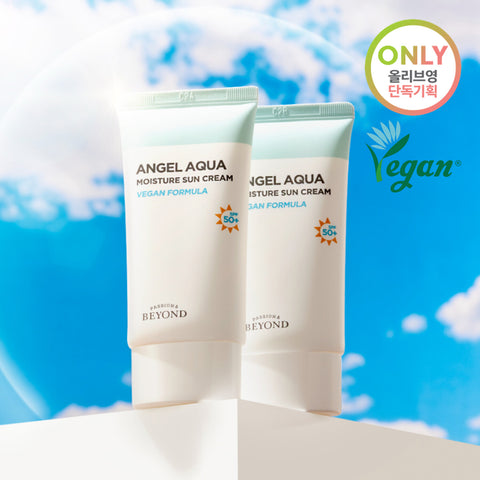 Beyond Angel Aqua Moisture Sun Cream 50mL 1+1 Special Offer 