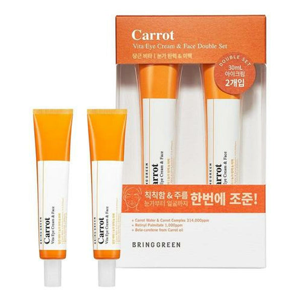 Bring Green Carrot Vita Eye Cream & Face Double Set (30ml x 2) 1