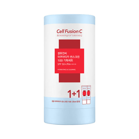 Cell Fusion C Aquatica Sunscreen 100 1+1 Twin Pack SPF 50+/PA++++ (35ml + 35ml) 