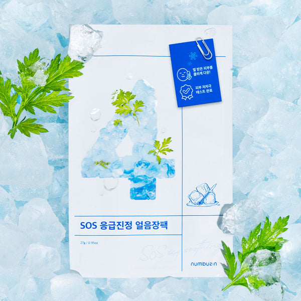 numbuzin No. 4 SOS Icy Soothing Mask Sheet 1