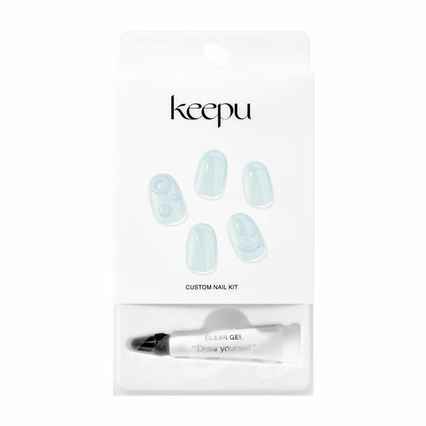 Keepu Custome Nail Kit Gel Tube Soda-Clear (LED Lamp required) 2