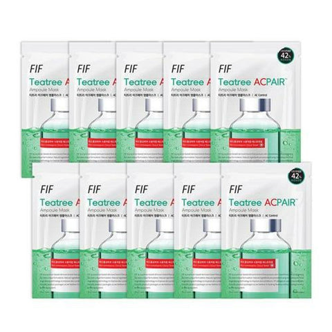 FIF Teatree ACPAIR Ampoule Mask Sheet 10 Sheets 