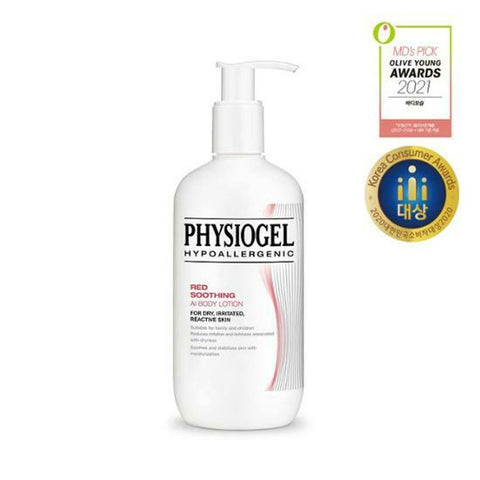 PHYSIOGEL Red Soothing AI Body Lotion 400mL Special Set (+Cica Wash 100mL) 