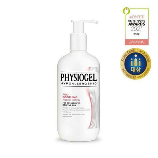 PHYSIOGEL Red Soothing AI Body Lotion 400mL Special Set (+Cica Wash 100mL) 1