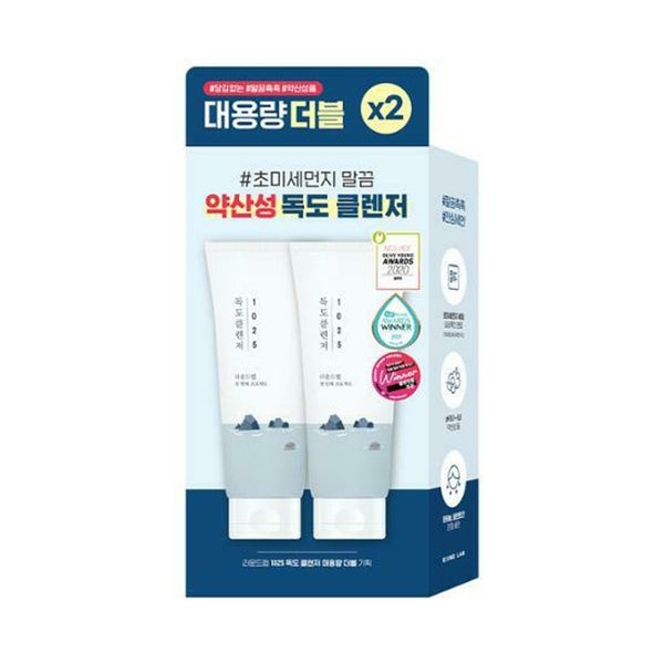 ROUND LAB 1025 Dokdo Cleanser 200mL Double Pack 3