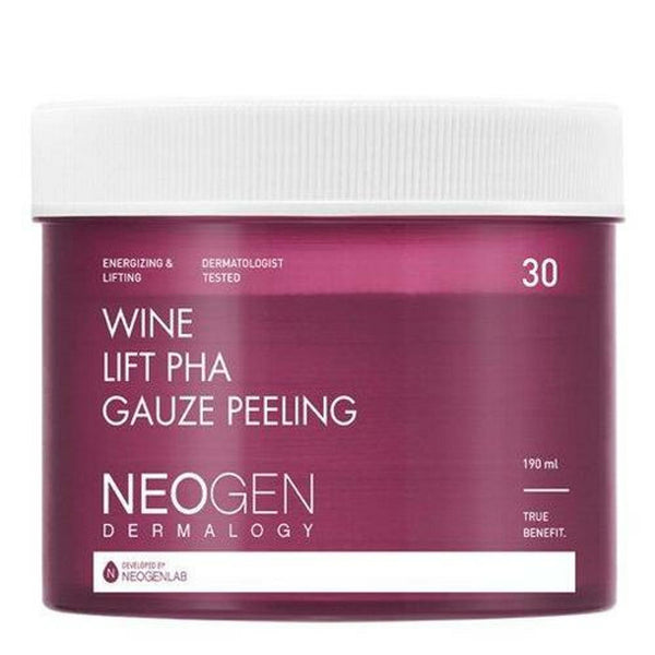 Neogen Dermalogy Wine Lift PHA Gauze Peeling 30 Sheets 1