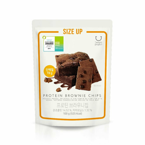 ★2022 Awards★ Delight Project Protein Brownie Chip 100g 