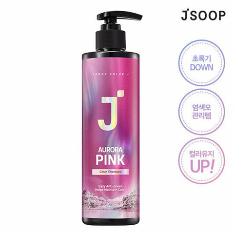 JSOOP Color J Aurora Pink Color Shampoo 380mL 