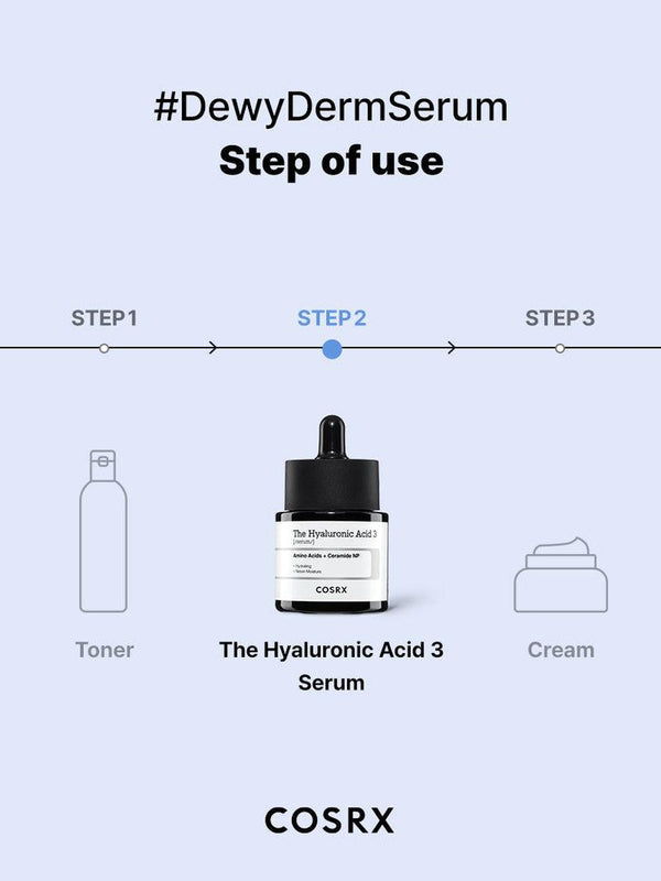 [Cosrx] The Hyaluronic Acid 3 Serum 20ml 12