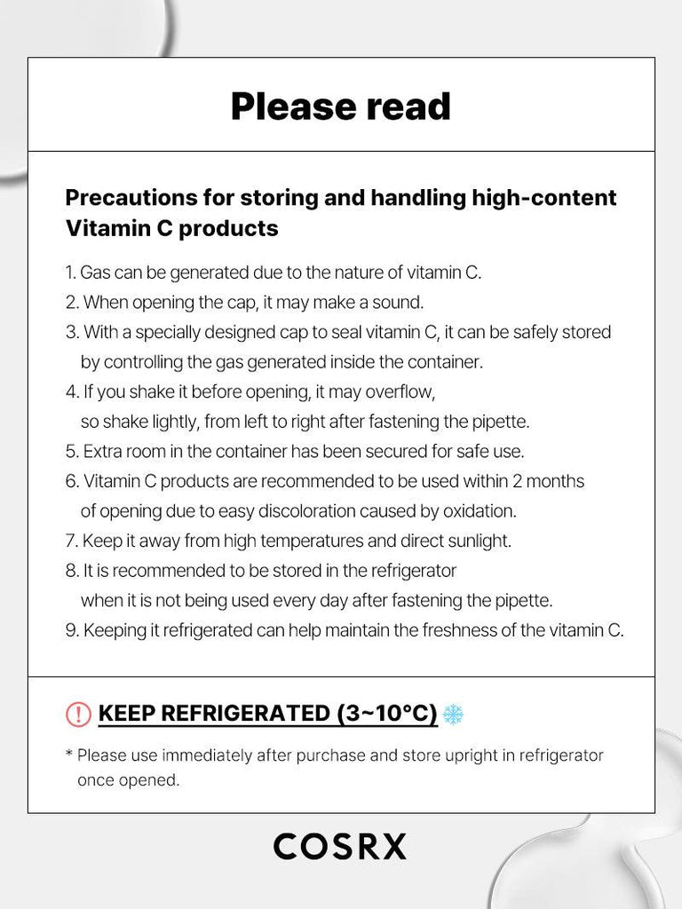 [Cosrx] The Vitamin C 23 serum 20ml (15)